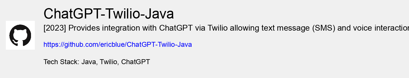 ChatGPT-Twilio-Java